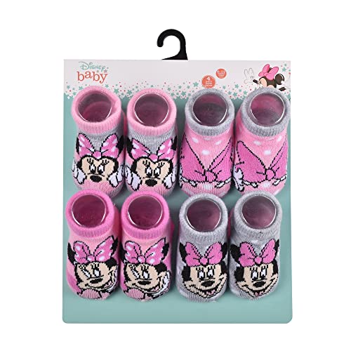 Minnie Mouse baby-girls Multi-pack Quarter SocksQuarter Sock2