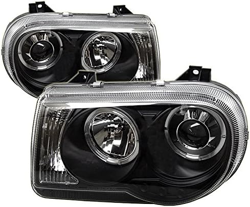 Spyder Auto :: PRO-YD-C300C-HL-BK Chrysler 300C 05-10 Projector Headlights - LED Halo - LED ( Replaceable LEDs ) - Black - High H1 (Included) - Low 9006 (Not Included)