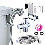 Timewill Handheld Bidet Toilet Sprayer Kit, Baby Cloth Diaper Sprayer for Toilet, Bathroom Muslim Shower, Portable Shower Water Spray Bidet Attachment