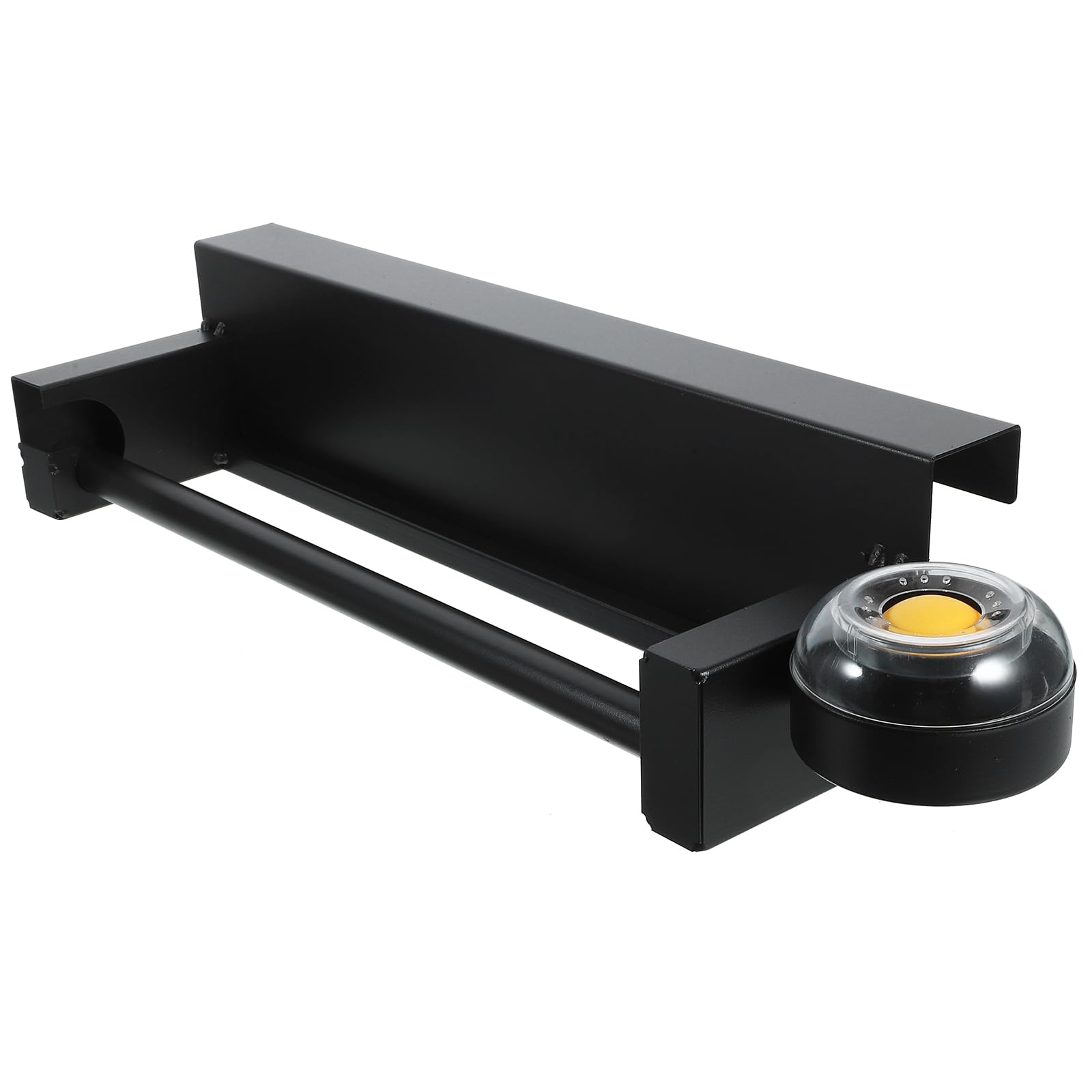 Soporte para Rollos de Bolsas de Supermercado en Hierro Negro, Dispensador Compacto para Bolsas Plásticas Verduras, Organizador Multifuncional Adecuado para Uso en Comercio