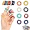 Gelapa 40pcs Fidget Ring, Stainless Steel Spiky Sensory Rings, Anxiety Relief Sensory Toys for Adults Women Men, Silent Massager Focus & Relaxation Stress Reducer