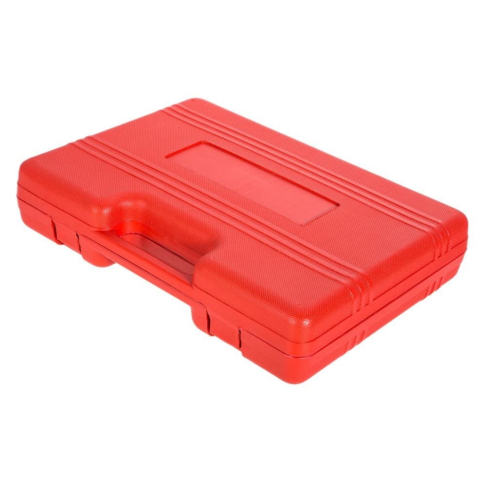 Tester Di Perdita Di Pressione Cilindri Per Auto E Moto – Kit Di Compressione Con 4 Adattatori (M10, M12, M14, M18) E Doppio Manometro 0–100 Psi / 0–7 Bar