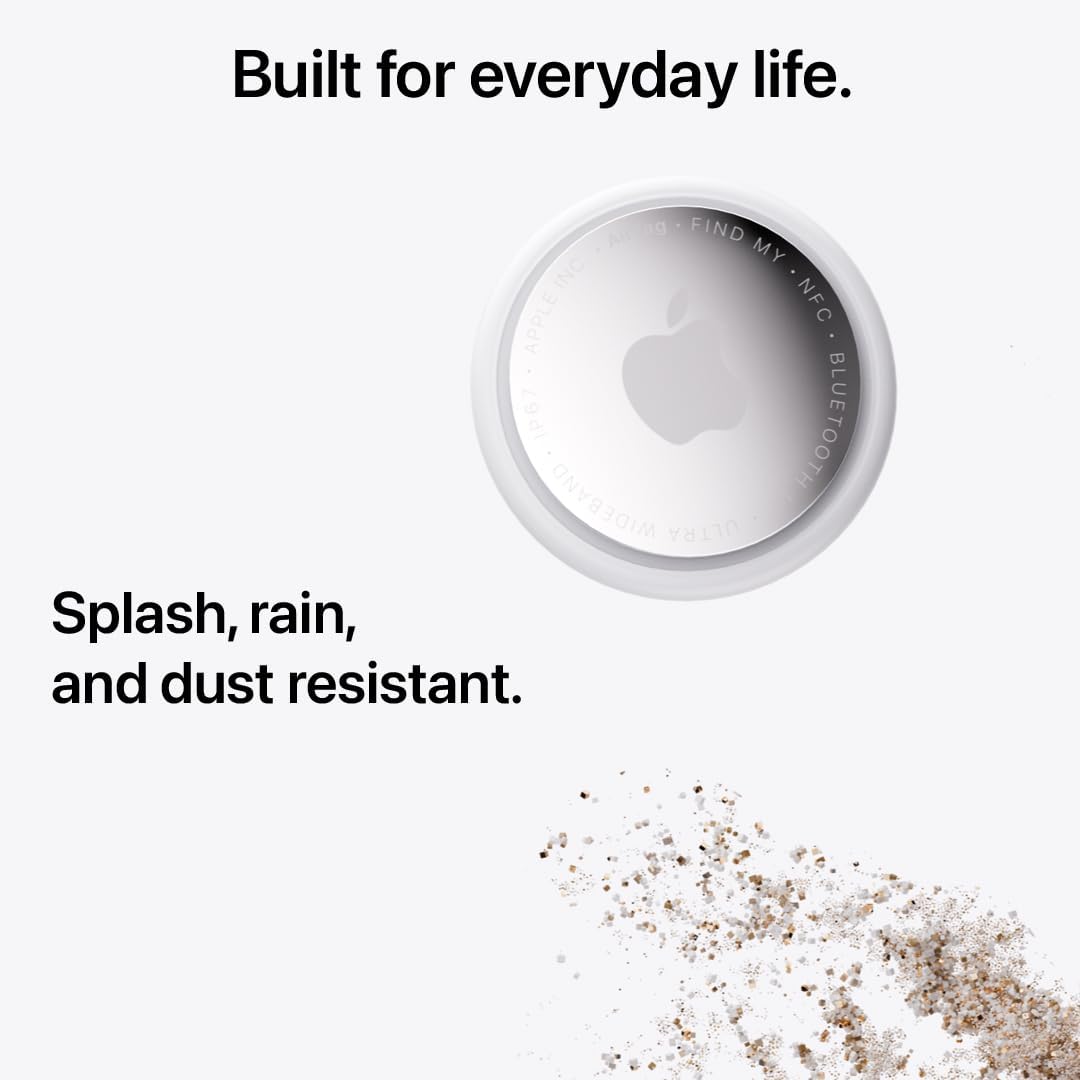 Apple AirTag (2nd Generation): Tracker for Keychain, Wallet, and More; Locator with Sound; Simple One-Tap Setup with iPhone or iPad; Key Finder with up to 1.5X Precision Finding Range 8 51Gd8PpwiPL. AC SL1080
