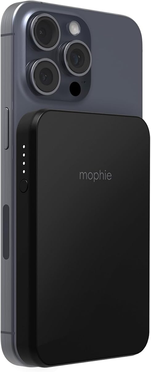 Snap+ Juice Pack Mini - Magnetic 5000mAh Portable Charger, MagSafe Compatible, USB-C, Multi-Orientation Charging, USB-C Cable Included