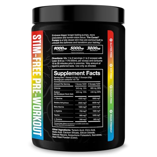 JNX SPORTS The Curse Stim-Free Pre Workout