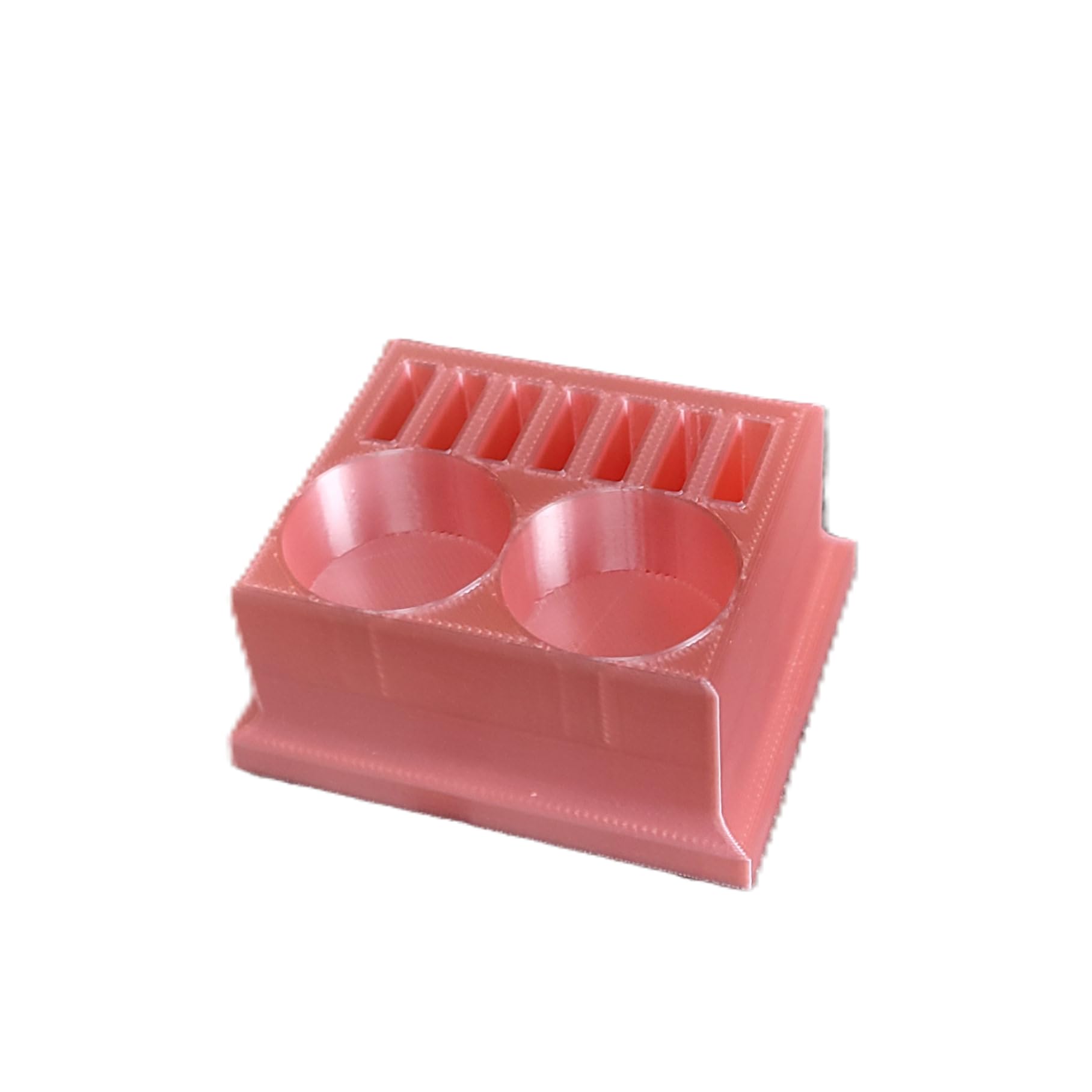 Support de Collyre Anti-Chute Rose pour 9 Flacons et Bouteilles - 8