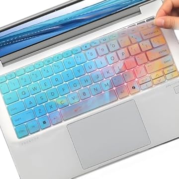 Capa de teclado para laptop HP ProBook 440 G11 35.6 cm 2024 e HP ProBook 445 G11 35.6 cm Acessórios para laptop Capa protetora de teclado (não serve para HP ProBook 440 445