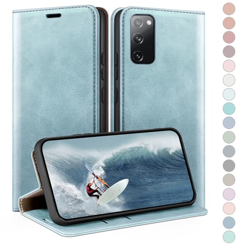 Coque Samsung S20 FE étui bleu clair idéal pour sécuriser vos sorties