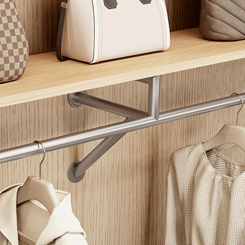 Perchero de pared para dormitorio organizador de ropa flotante 8