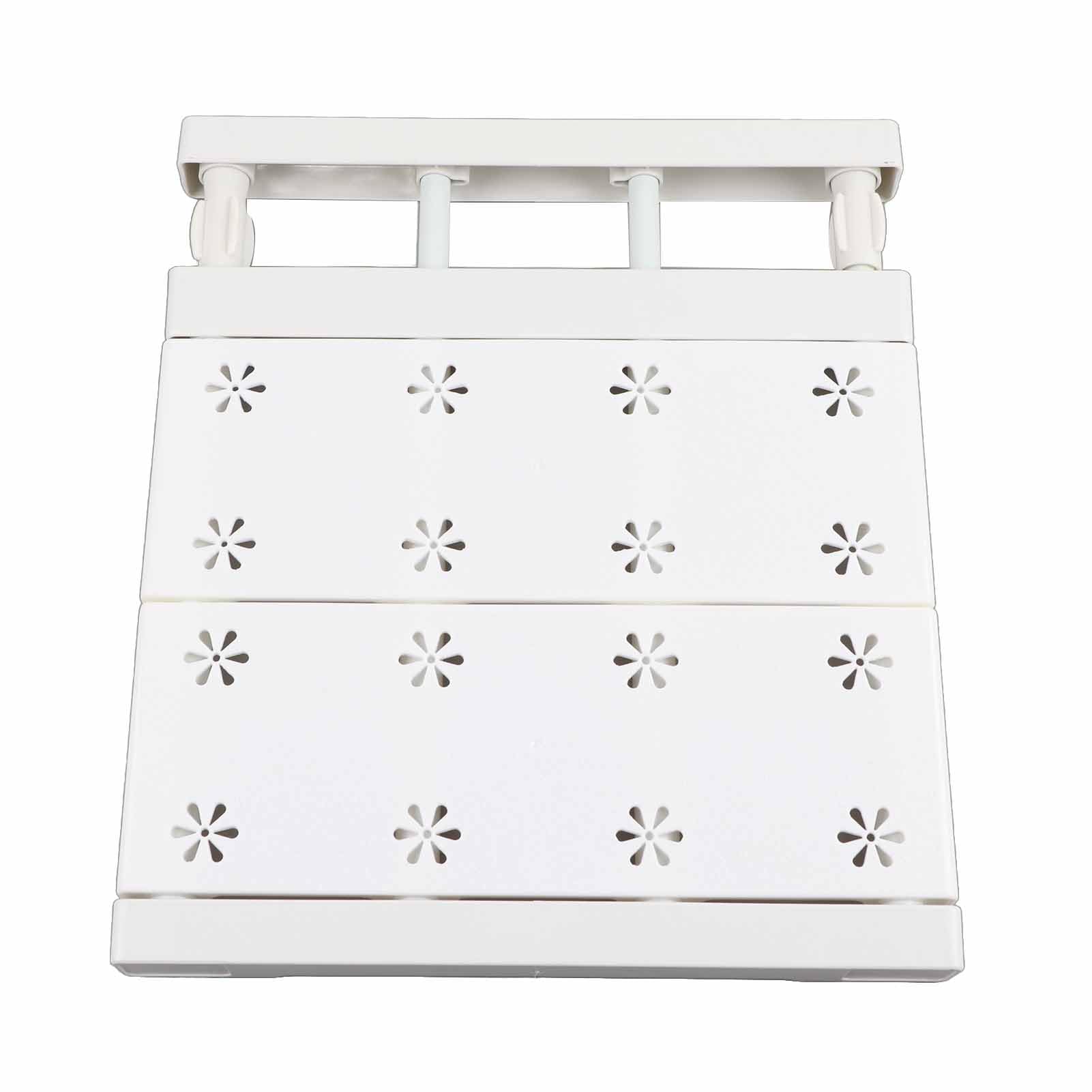 Estante de tensión ajustable para armario, separador de armario expandible para armarios, cocina, baño y taquillas escolares (11.8-15.75 pulgadas de longitud)
