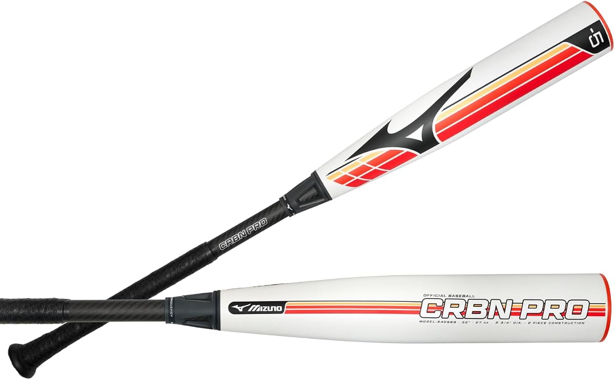 Mizuno CRBN PRO - Bate de béisbol USSSA juvenil Big Barrel | -10/-8/-5 Gota