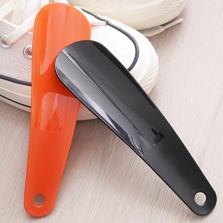 Calzadores Calzador Calzador de plástico Calzador que se puede colgar Dispositivo para llevar zapatos en casa Dispositivo para llevar zapatos de forma perezosa Calzador Calzador de viaje (A)