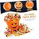 TOPBATHY 6 StüCk Halloween KüRbis Eimer Mit Henkel, SüßIgkeiten Halter FüR Halloween Party, Vielseitige Dekoration Und KostüMaccessoires, Orange
