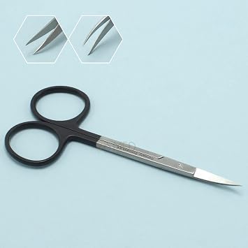 Iris Scissor 4.5" Supercut Curved Serrated Blade