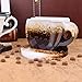 Coaster Resin Molds, 7 Pcs Coaster Molds for Epoxy Resin, Coffee Cup Shape Resin Shaker Molds with Lemon Coffee Beans Silicone Molds DIY Quicksand Coaster Home Decor Resin Art Gift