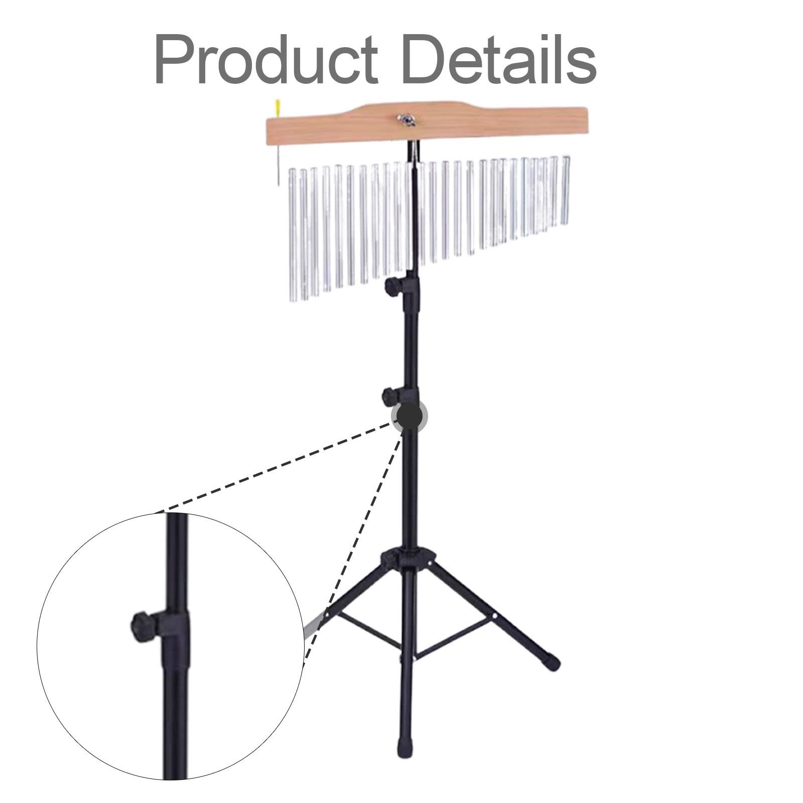 Percussion Windspiel mit Einzelreihigen Klangstäben Aus Holz Und Metall für Helle Töne für Aufführungen Übungen Geschenkideen, 25 Hinweis