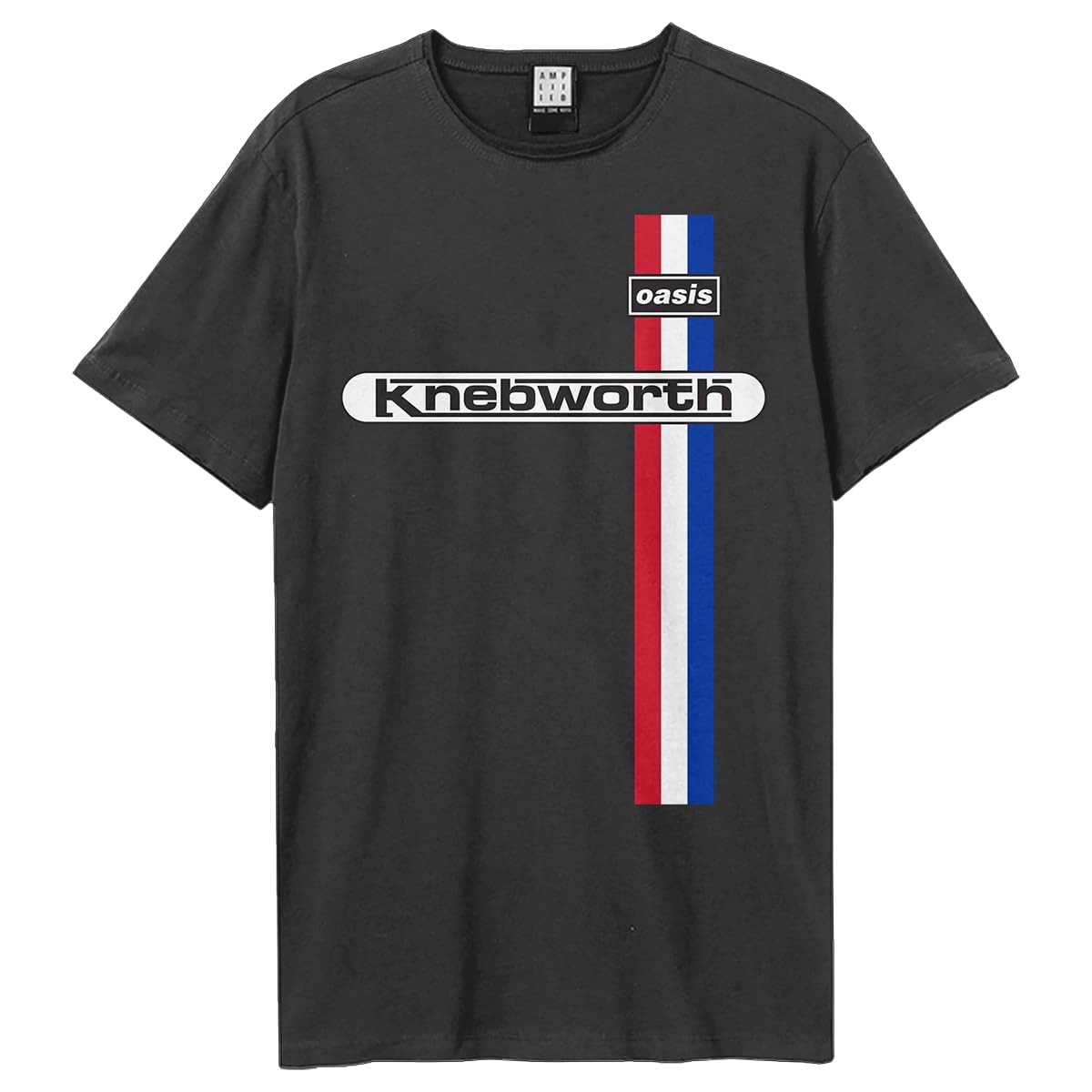 Amplified Unisex Adult Knebworth Oasis T-Shirt (L) (Charcoal)