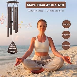 Sister Gifts, 32" Bronze Wind Chimes Sister Gifts for Women, Gifts for Sister, Sisters Gifts from Sister, Gifts for Sister in Law, Best Sister Ever Gifts Sister Gifts 32 Bronze Wind Chimes Sister Gifts for Women Gifts for Sister Sisters Gifts from Sister Gifts for Sister in Law Best Sister Ever Gifts