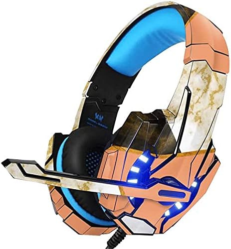 Skinit Decal Skin Compatible with BENGOO G9000 Gaming Headset - Skinit Originally Designed Colored Marble Design
