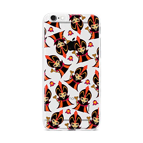 Ert Group Funda para teléfono móvil iPhone 6/6S Original y con Licencia Oficial de Disney con diseño Jafar 002 Perfectamente Adaptada a la Forma del teléfono móvil, parcialmente Transparente
