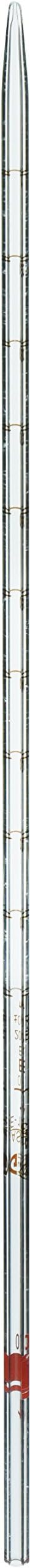 United Scientific PM7060-D Borosilicate Glass Mohr Type Measuring Pipette, Class B, 1ml Capacity, 0.1ml Graduation Interval (Pack of 6)