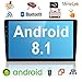 Produktbild Liehuzhekej Android 8.1 Double Din Car AM Radio Receiver, 10.1 Zoll 2.5D Gebogen HD Touchscreen Auto Radio Head Unit, Unterstützung GPS Bluetooth Radio Android &IOS Mirror Link Dual USB/Subwoofer