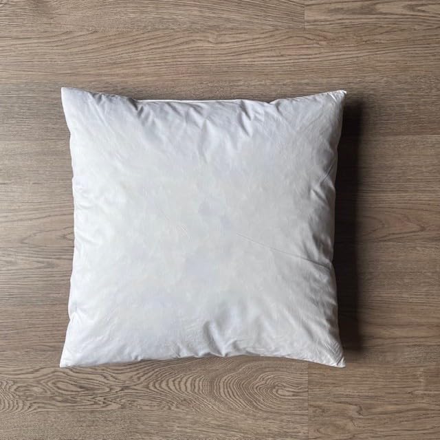 Snugglemore Duck Feather Filled Cushion Pads Square & Rectangular Boudoir Various Sizes Pack of 2 (45cm 18" Square)