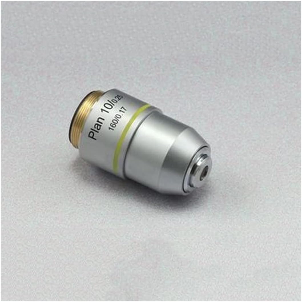 Microscope Kit Microscope Objective 10X Plan 195 Achromatic Objective Lens for Biological Microscope Microscope Lens Adapters