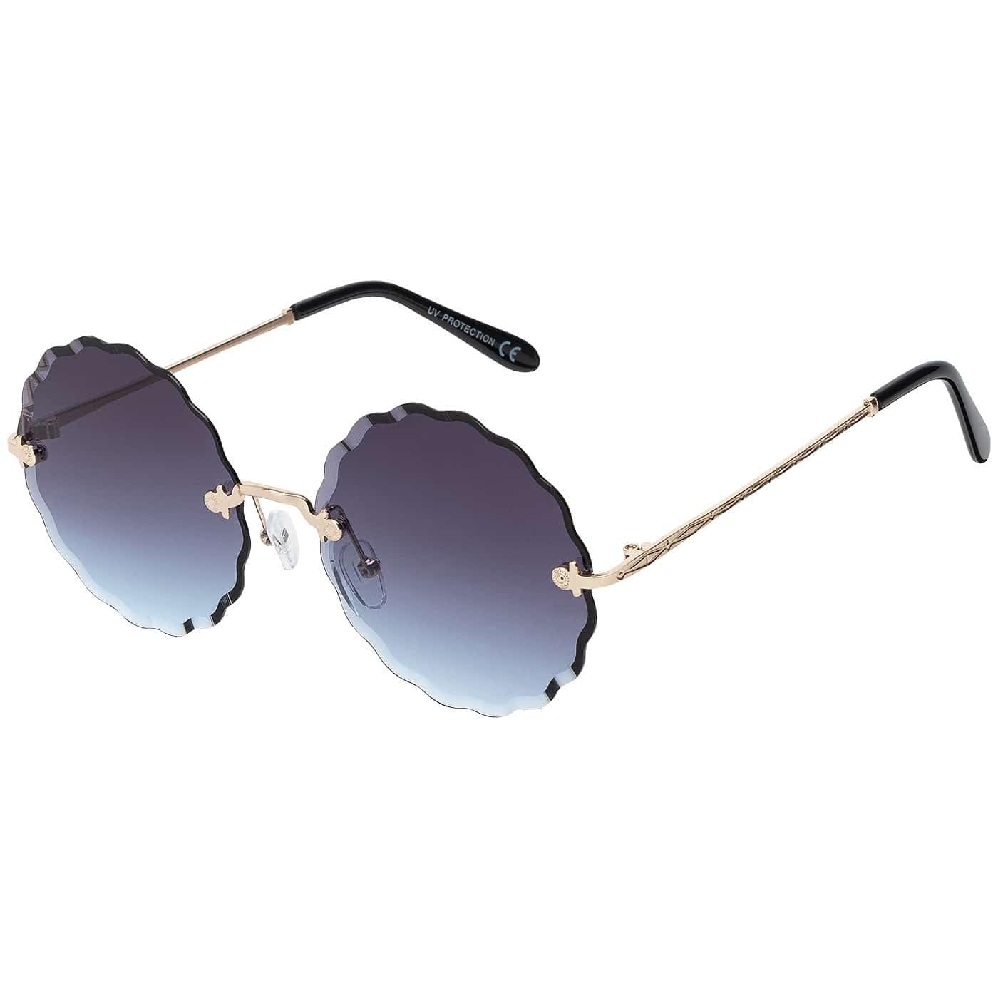 BEZLIT Runde Sonnenbrille mit bunten Linsen