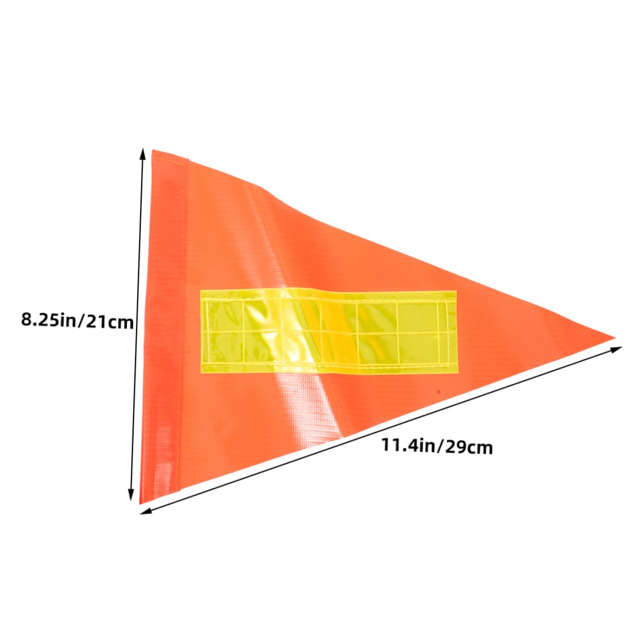 BESPORTBLE 2pièces Drapeau pour Voiturette avec Mât Réglable Et Design Réfléchissant Haute Visibilité pour Sécurité Extérieure