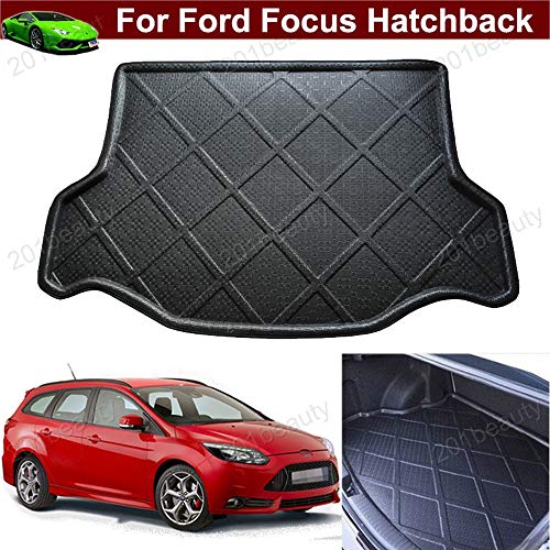 Car Mat Boot Mat Pad Cargo Mat Cargo Liner Cargo Cover Trunk Liner Tray Floor Mat For Ford Focus Hatchback 2012 2013 2014 2015 2016 2017 2018 #TOP1