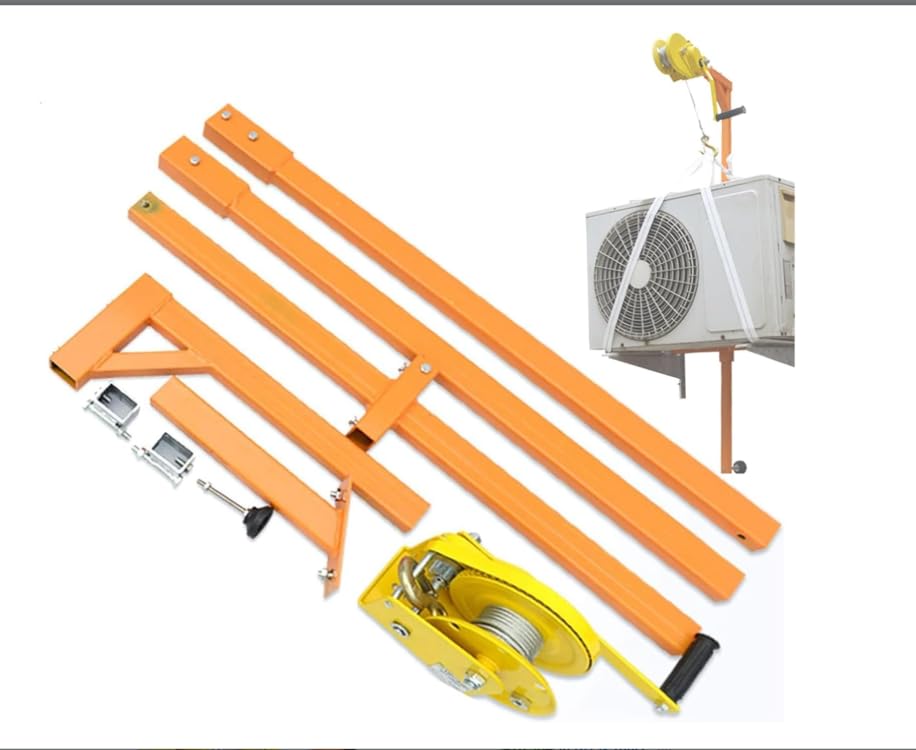 Grúa de instalación de aire acondicionado y soporte para configuración CA