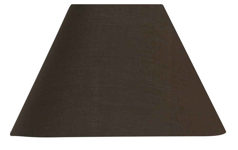 Lampshade Brown 12"" Coolie Chocolate Premium Cotton 300mm Oaks Lighting S501/12