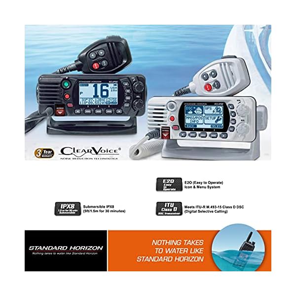 STANDARD HORIZON GX1400B VHF, Basic, Black,Small eNautical