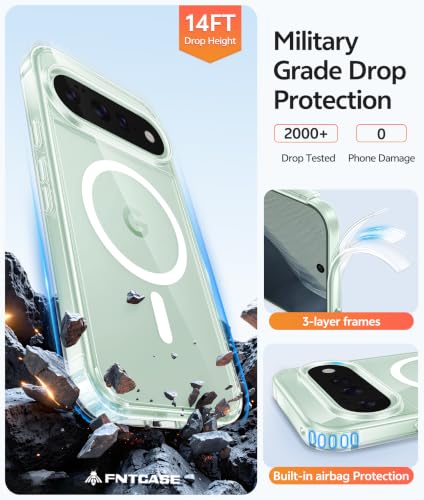 Image of FNTCASE for Google Pixel 11 Pro Case / Pixel 11 Case, with Screen Protector