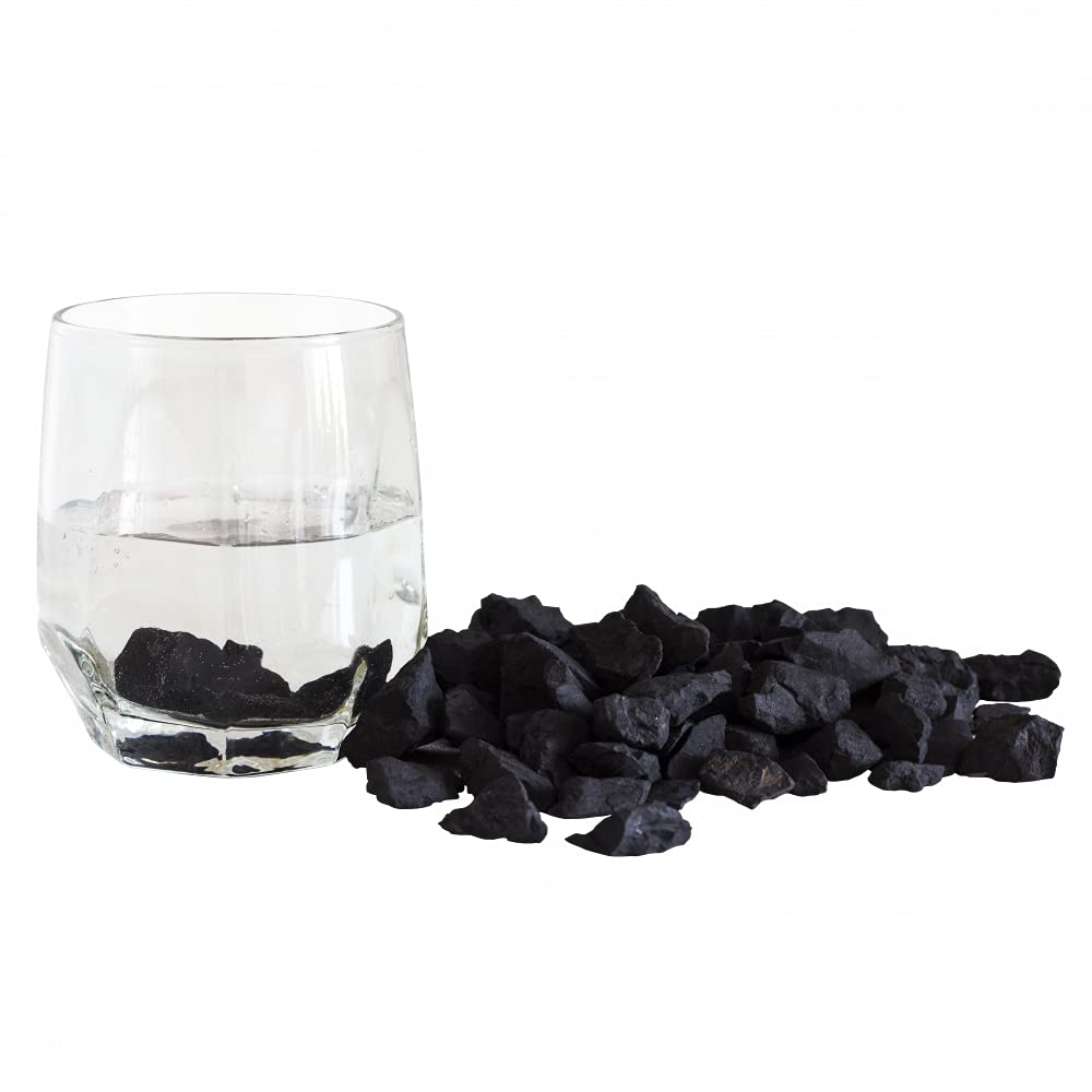 Wessper Piedras de Agua Rusas Regulares de Shungite para purificación y desintoxicación, 500g