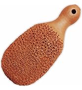 Footvital Pumice Stone for Feet, Foot Exfoliator Scrubber, Callus Remover, Made of Natural Terra-...