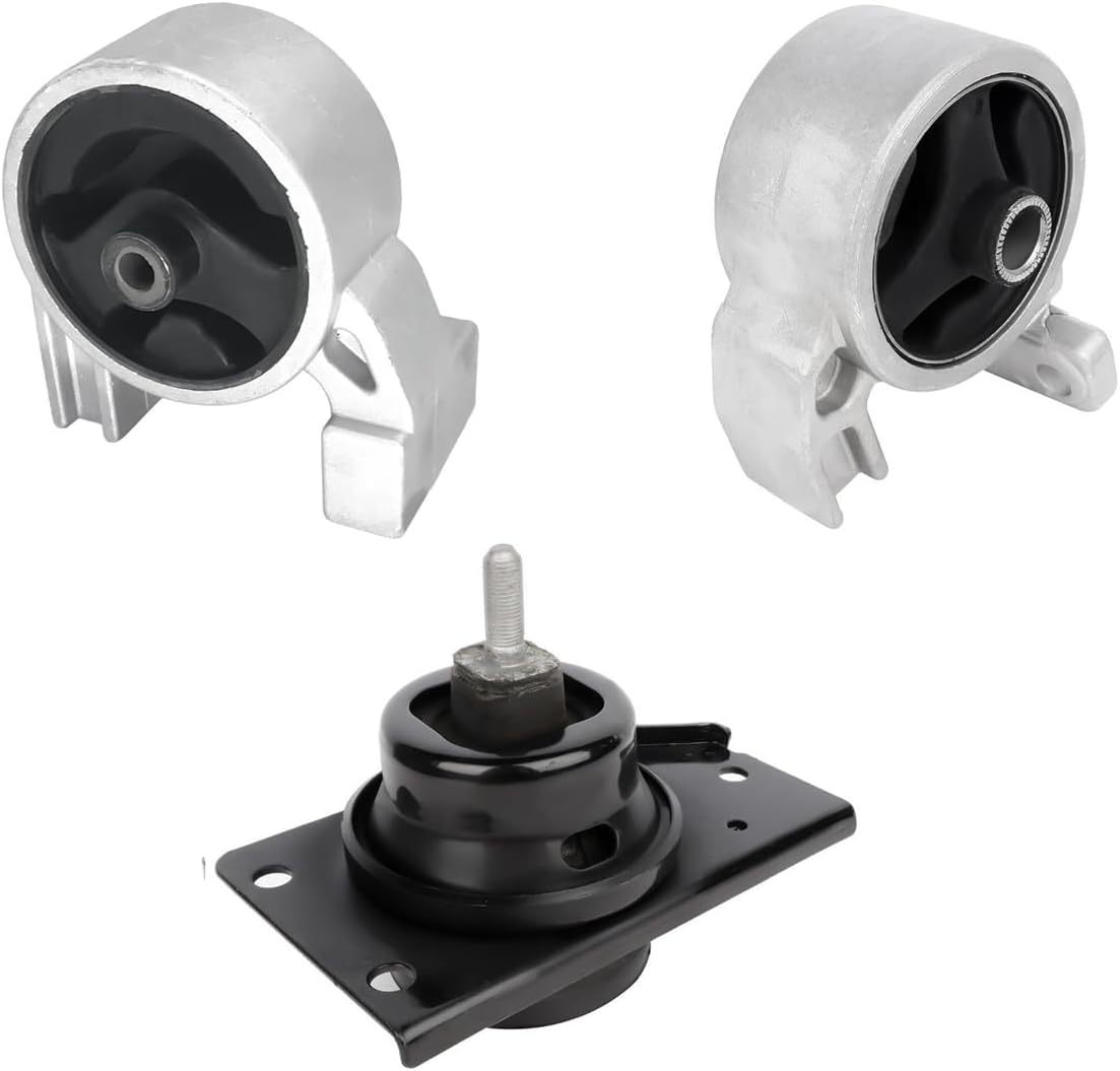 Engine Motor Mount Compatible with Hyundai Accent 2006-2011, for Kia Rio Rio5 2006-2011, for Dodge Attitude 2006-2011 Replacement for OE A7136 A7159 A7164 Set of 3