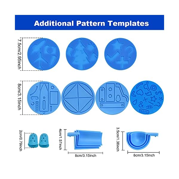 SNAGAROG Tapis de Stylo 3D en Silicone+Modele Stylo 3D+Doigtier Caoutchouc Tapis de DÃ©coupe 3D Pen Mat Motif Mignon Tapis Bricolage Tapis d'Impression 3D pour Bricolage Stylo 3D DÃ©butant Enfant Adulte – Image 4