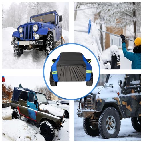 Image of Avecrew All Weather Truck Cover - Waterproof, Rain, Snow, UV & Dust Protection (Up to 210 inch)
