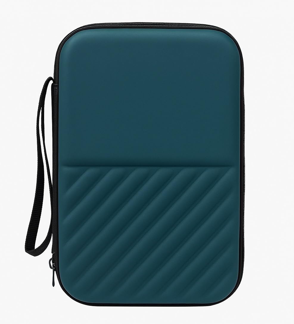 2.5Inch External Hard Drive Disk Case Cover, Shockproof Portable Carrying Pouch Compatible for 2.5Inch Western Digital, Seagate, Toshiba Hard Drive（6.35cm/2.5-inch -Blue-image-44