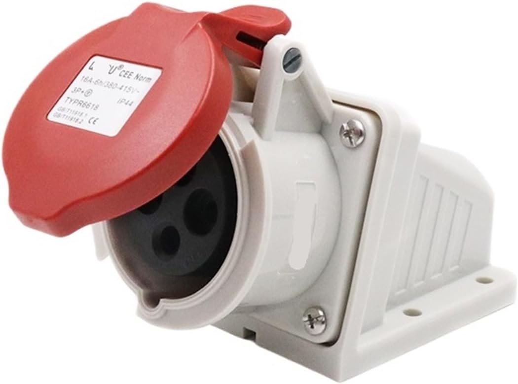 Industrial Socket Connector TYPR6618 Mounted 16A 4-core Three-Phase Four-Wire