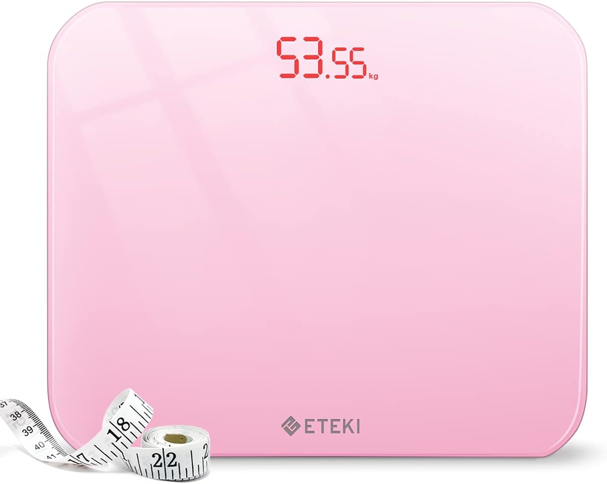 Amazon Eteki 体重計 ヘルスメーター デジタル 電源自動オン 180kgまで対応 電池付属 Eb4010j ピンク Etekcity 体重 体脂肪 体組成計 通販