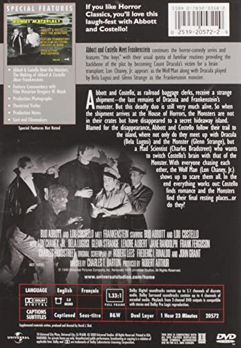 Abbott and Costello Meet Frankenstein DVD Recupera el Cine Clásico sin Streaming 3