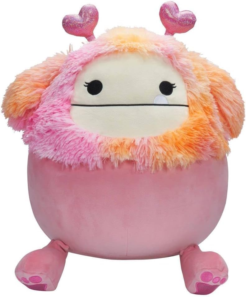 Miniatura 5 de Squishmallows 5" San Valentín Caparinne The Bigfoot, Rosa