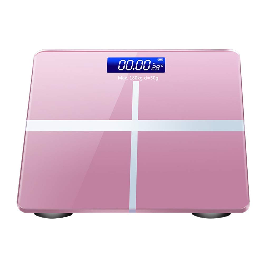 ELBME® Bollywood(Automatic On/Off Sensor Detector) Digital Scale with LCD Display, Body Tape Measure, 180 KG Capacity|Weight Machine for Body|Weight Machine for Kitchen (Pink)-image-7