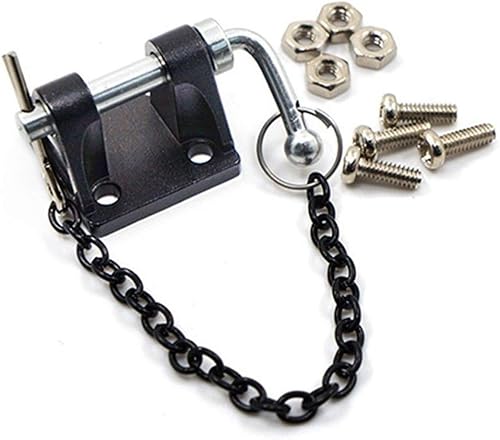 Miniatura 1 de DKKY - Gancho de remolque RC con cadena para 110 RC Crawler actualizaciones piezas