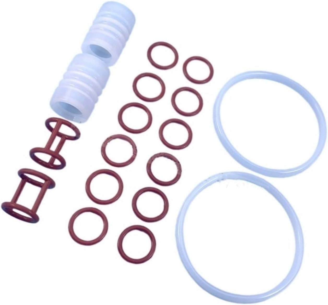 Ice Cream Maker Accessories 18 Pcs Seal Rings Fittings Circle Gaskets Combination Spare Parts,Compatible for BQL825 Soft Ice Cream Machines Replacement Accessories
