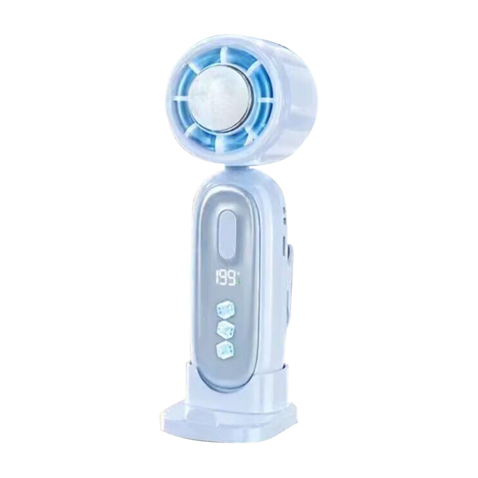 Ventilateur de voyage portable pliable avec clip arrière et batterie intégrée