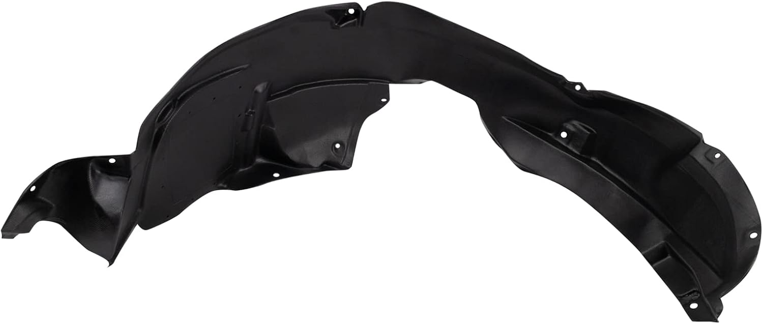 TRQ Front Left Inner Fender Liner Black Drivers Side Compatible with 2005-2010 Kia Sportage KI1250114